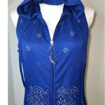 Women’s Blue Swim Coverup Cutout Tank Dress SMALL Ellen Weaver Photo 1