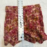 Joie  small tropical print flat front linen blend shorts pockets SH2 2754 Photo 5
