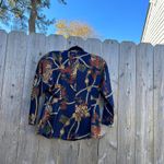 Via valent regency button down satin Medium Blue Photo 6