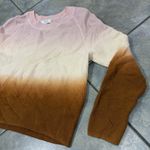 Madewell Dip-Dye Cashmere Shrunken Sweatshirt Women's S Casual Comfy Preppy City Photo 3