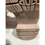 Womans Vivianly Size 7.5 Flesh Color Tall Chunky Heel Boots Pink Photo 5