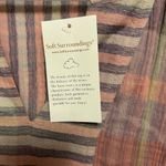 Soft Surroundings 100% Cotton Gauze Fabric Muslin Plaid Top Tunic Size PS Photo 2
