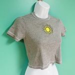 Modern Lux Graphic Embroidered Crop Top Photo 2