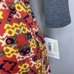 LuLaRoe NEW  XS Randy Top Tee Gray Raglan Sleeves Knit Shirt Photo 2