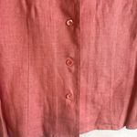 White Stag Pink Linen Blend Button Up Lightweight Jacket Size Small 4/6 Photo 5
