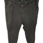 Torrid Plus Size 20 Black Released Hem Cropped Jegging Jean Photo 0
