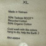 Girlfriend Collective  Cream Turtleneck Sweater Women’s 1/2 Zip pullover XL Photo 6