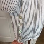 Artisan NY  linen stripe lagenlook blouse Photo 4