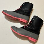 London Fog Stylish Black and Pink  boots size 8 Photo 3