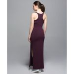 Lululemon  Refresh Maxi Dress NWT Size 6 Purple Racerback Bodycon Pima Cotton Photo 5