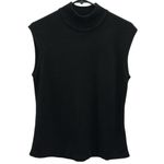 Jones Wear  Black Acrylic Sleeveless Mock Neck Lightweight Knit Sweater Top Sz XL Photo 10