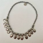Bohemian antique silver tone vintage disc necklace Photo 6