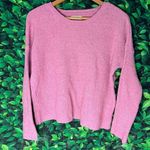 Cute / Trendy long sleeve cozy warm , casual pink rose sweater L. Arizon… Size L Photo 9