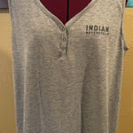 Indian Motorcycle Women's Athlete Performance Logo Print Tank Gray XL Photo 0