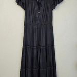Reset By Jane Long Short Sleeve Ruffle Kianna Dress Size L Photo 2