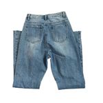 Missguided  High Waisted Raw Hem Straight Leg Jeans Size 0 Photo 4