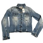 Kut From The Kloth KUT FROM THE CLOTH Frayed Denim Jacket

NWT 

SIZE IS a xsmall Photo 1