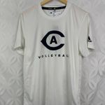 Adidas  UC Davis Aggies White Volleyball Clima Tech Tee Size‎ M NWT Photo 2
