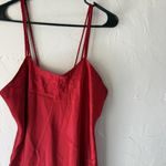 Kathy Ireland Kathy Ireland Nightgown Vintage Large Satin Slip Floral Embroidered Intimates Photo 1