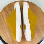 Toms Alpargata Mallow Puffer Mules Shoes Mustard Yellow 9.5 Photo 4