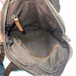 Vintage Leather Crossbody Purse Bag Brown Privata 10X9" Womens Ladies Photo 5