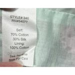 CAbi Women's Floral Print Sleeveless Tank Top Size 10 Cotton Silk Tropical Photo 3