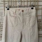 Marine layer High-Waisted Cream Wide-Leg Pants Photo 4