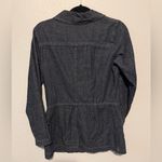 French Cuff Size Small Classic 90’s Dark Blue Denim Jean Jacket Photo 1