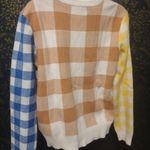 English Factory  Multicolor Gingham Soft Sweater Photo 1