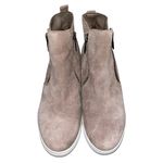 Blondo  Giselle Taupe Gray Tan Waterproof Suede Sneakers Booties Shoes size 6 Photo 3