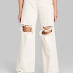 Wild Fable Cream Wide Leg Jeans Photo 0