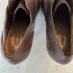 Elie Tahari Eli Tahari Winston Lace Up Brown Leather Heeled Booties Size 7 (37.5) Photo 2