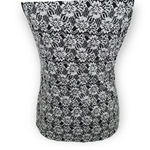 Sundance Ivory and Black Floral Print Sleeveless Top Size S Photo 7