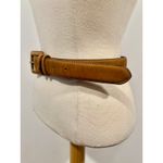 United Colors Of Benetton Vintage  Tan Leather Belt XS Photo 3
