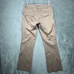 Cache  Pants 6 Low Rise Cotton Stretch Bootcut Flare Khaki Tan Low Rise Y2K Sexy Photo 2