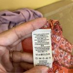 Free People  Katie Paisley Crochet Mini Dress Photo 8