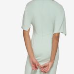 Calvin Klein Scuba Crepe Sheath with Cape Sleeves Photo 2
