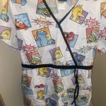 Sesame Street  Scrub Top size small Photo 1