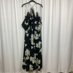 City Chic Black Elegant Floral Wrap Maxi Dress Sz.M(18) NWT Photo 7