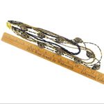 Gold & Black Bead Multi Strand Necklace & Earrings Photo 3