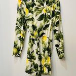 H & M V-neck playsuit romper lemon plam sz XXS. Photo 4