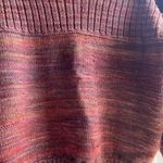 Knit striped chunky crewneck sweater Multi Size M Photo 3