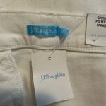 J. McLaughlin NWT  Straight Leg White Emmie Jeans Size 12 Photo 3