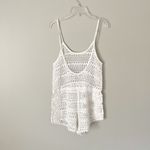 Victoria's Secret  Size S White Sleeveless Crotchet Overlay Coverup Swim Beach Photo 3