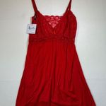 Ababoon Red Lace Babydoll Lingerie Sleepwear Nightgown Chemise Size XXL Photo 0