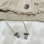 Max Studio  Vicuna Faux Suede Bomber Jacket Soft Button Up Oyster Beige Small New Photo 11