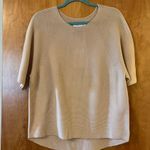 Christian Wijnants Cotton Knit Sweater Short Sleeve Hi Lo NWT Small MSRP $488 Photo 1