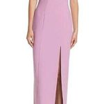 Likely  Women Lilac Sleeveless V-neck Long Georgina Sheath Dress Size 2 Photo 0