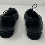 Salvatore Ferragamo  Women's Lace Up Black Leather Oxford Shoes Size 7.5 2A Photo 4