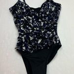 Magicsuit Louise One Piece Blueprint Underwire Bra Women Size 10 Blue Black NWOT Photo 0